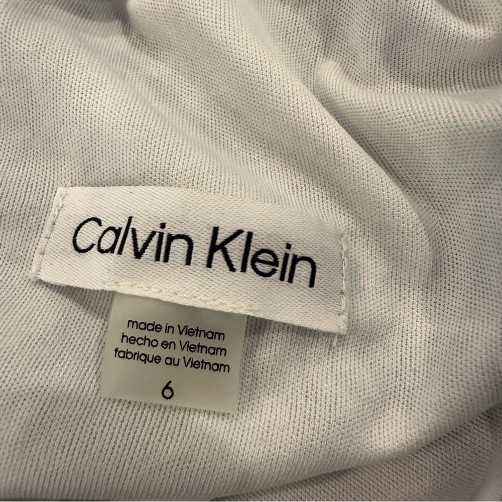 Calvin Klein Blue & White Dress Women’s Size 6 - Picture 6 of 6